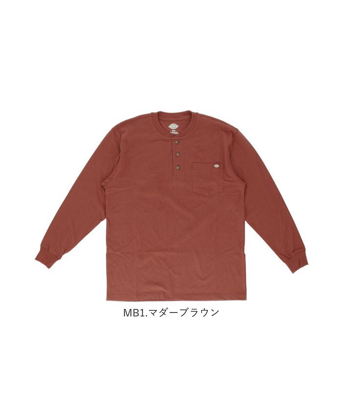 BACKYARD FAMILY Dickies Long Sleeve Henley Shirt WL451