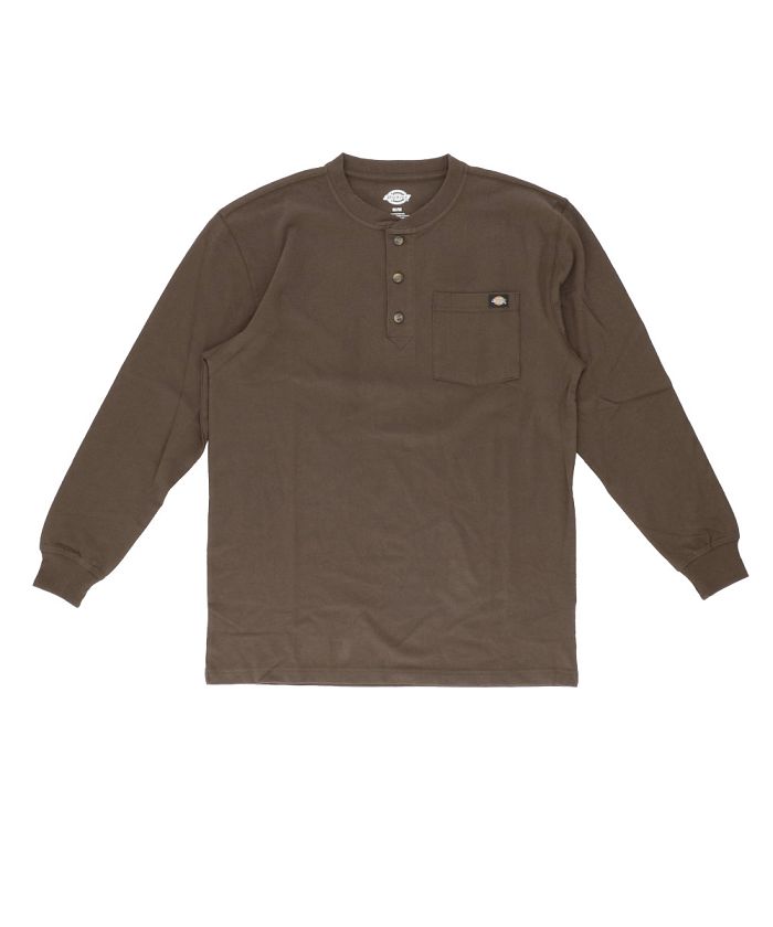 BACKYARD FAMILY Dickies Long Sleeve Henley Shirt WL451