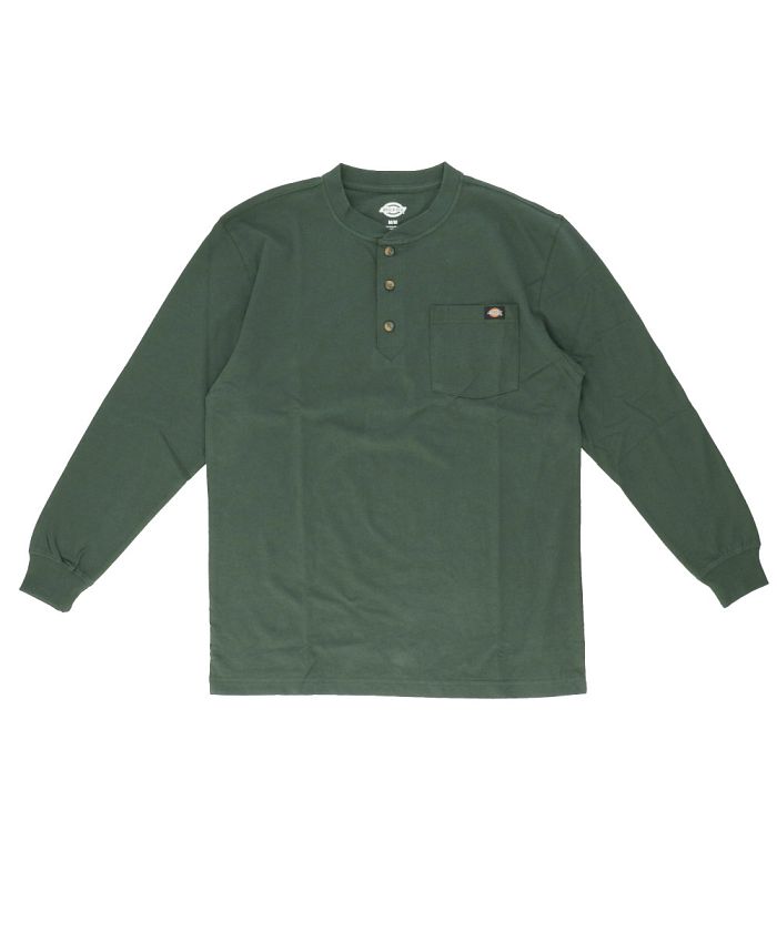BACKYARD FAMILY Dickies Long Sleeve Henley Shirt WL451