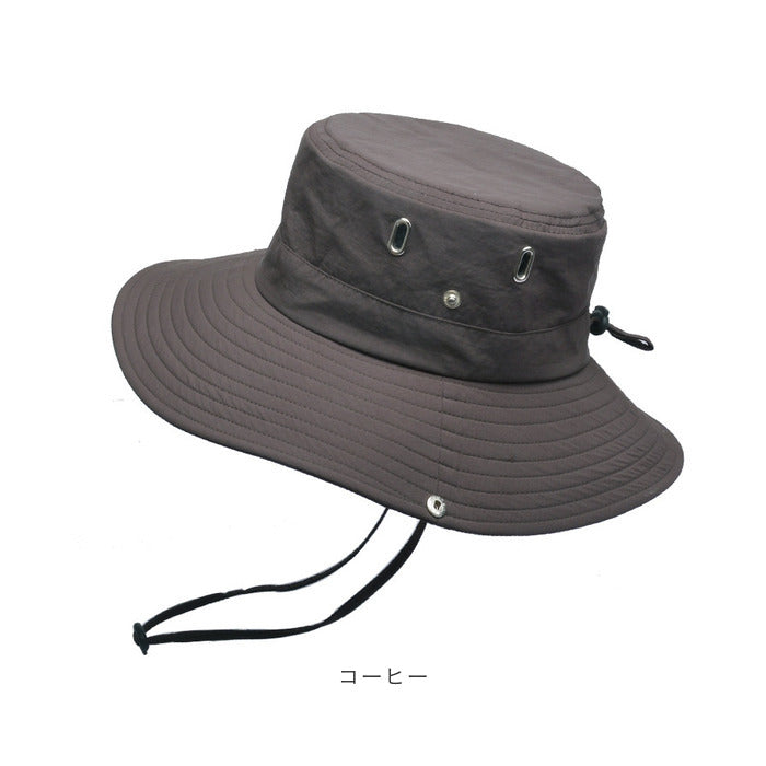 バックヤードファミリー BACKYARD FAMILY サファリハット 日焼け防止 帽子 pkxbg9024 (ネイビー) ネイビー