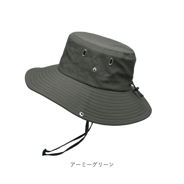 バックヤードファミリー BACKYARD FAMILY サファリハット 日焼け防止 帽子 pkxbg9024 (ネイビー) ネイビー