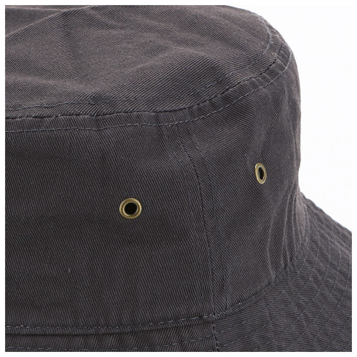 ノーブランド No Brand NEWHATTAN ニューハッタン #1500 stonewash BUCKET HAT solid