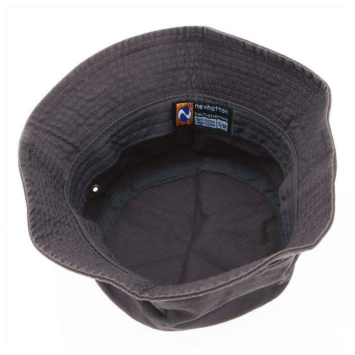 ノーブランド No Brand NEWHATTAN ニューハッタン #1500 stonewash BUCKET HAT solid