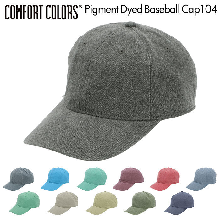 ノーブランド No Brand Comfort Colors Pigment Dyed Baseball Cap 104