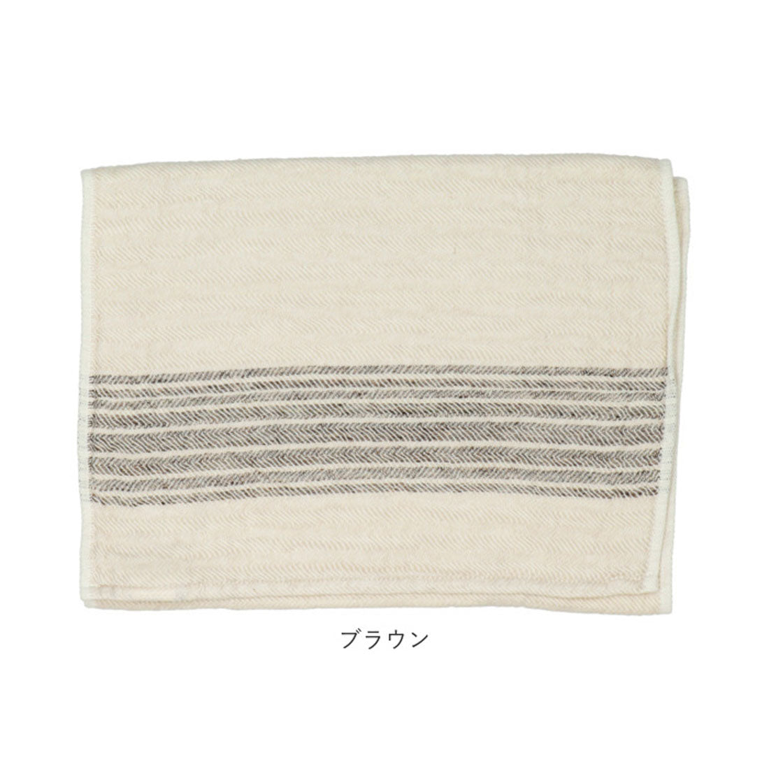 BACKYARD FAMILY Flax Line Face Towel