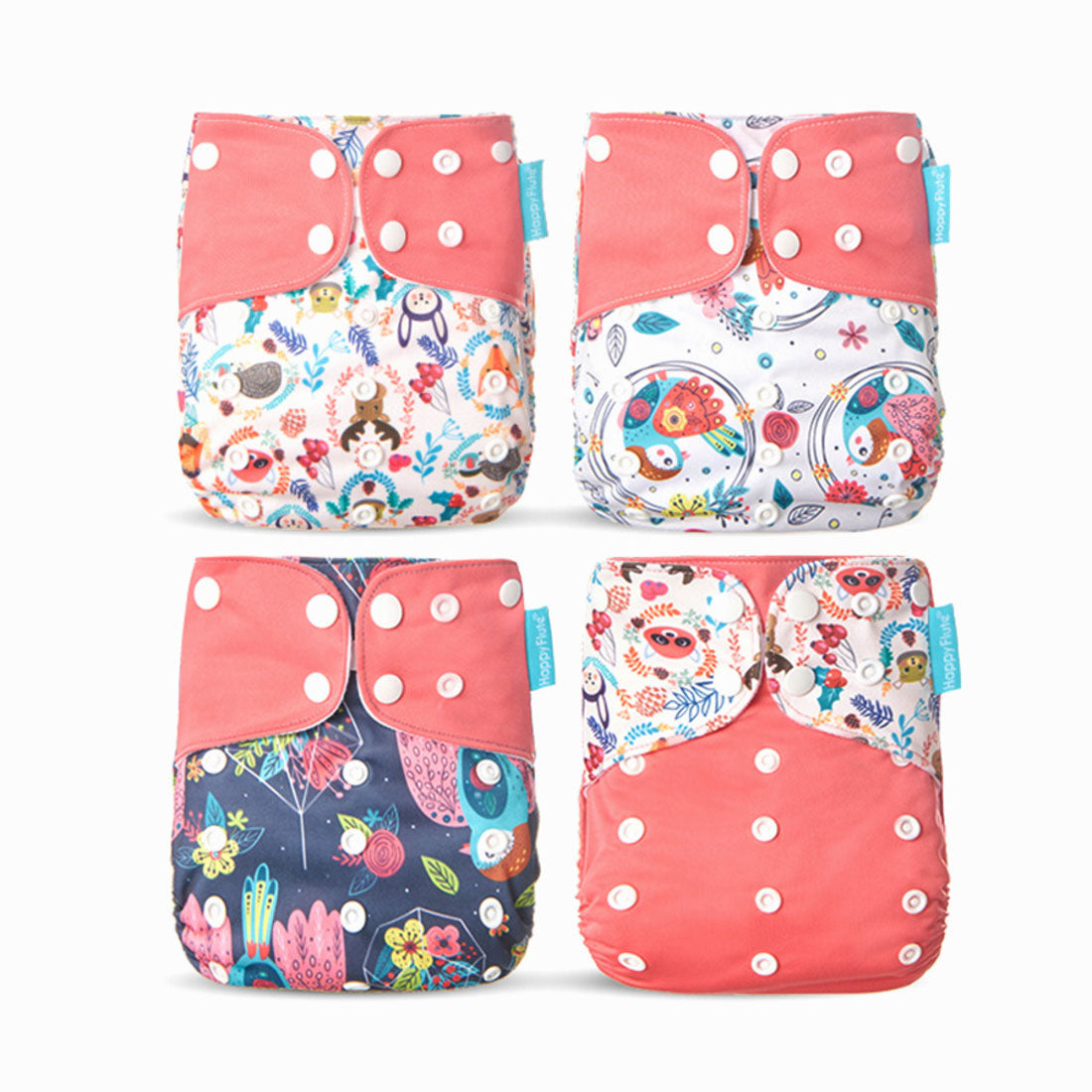 バックヤードファミリー BACKYARD FAMILY おむつカバー4枚セット【返品不可商品】