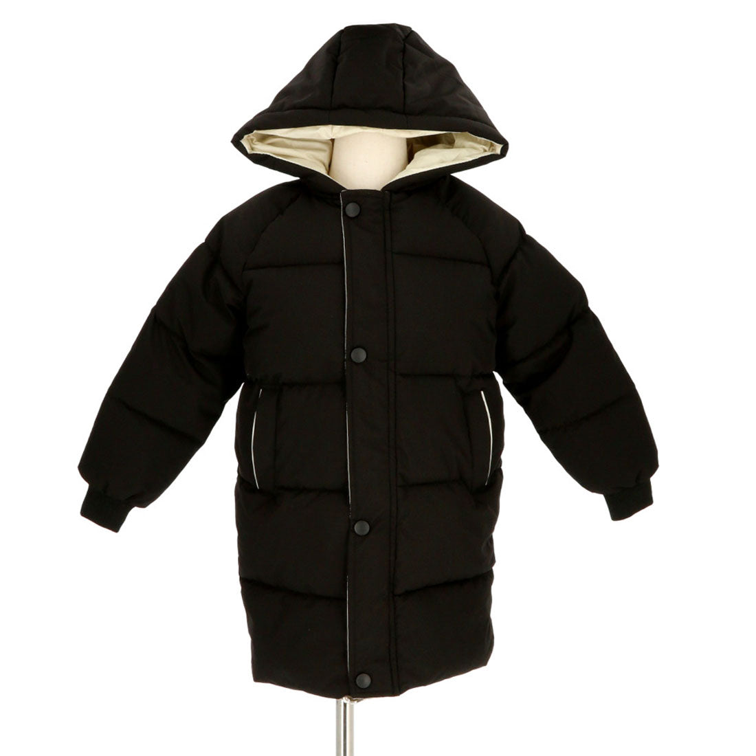 バックヤードファミリー BACKYARD FAMILY キッズダウンコート ks1659,ブラック