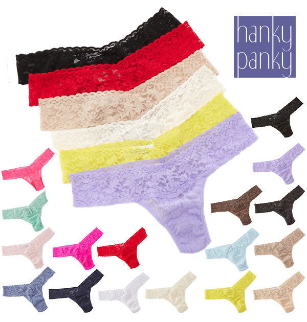 ノーブランド No Brand ハンキーパンキー Hanky Panky #4911 LOW RISE THONG【返品不可商品】
