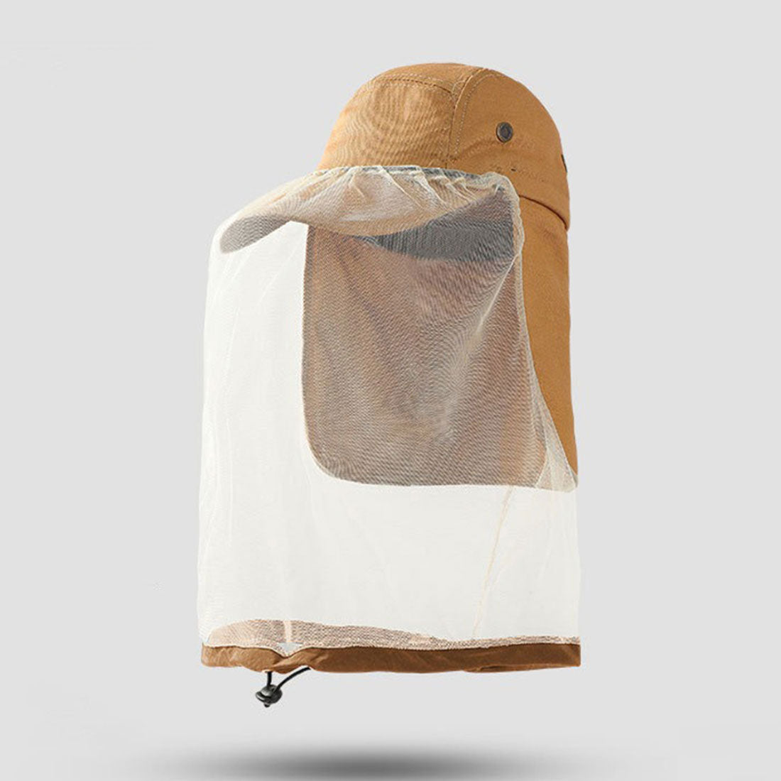 バックヤードファミリー BACKYARD FAMILY UV虫よけネット付きキャップ (ブラウン) ブラウン