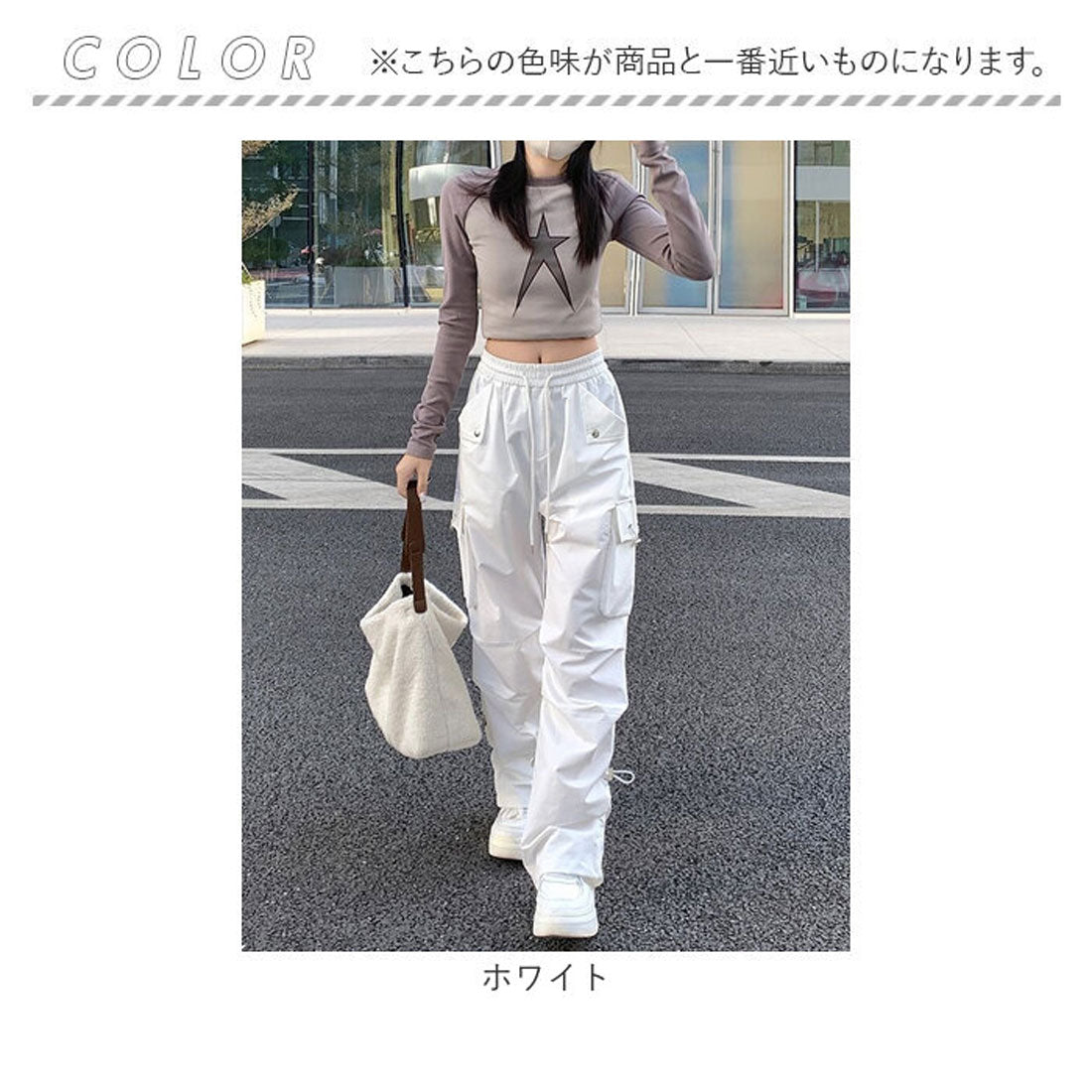 バックヤードファミリー BACKYARD FAMILY カーゴパンツ ボトムス ウエストゴム (ブラック) ブラック