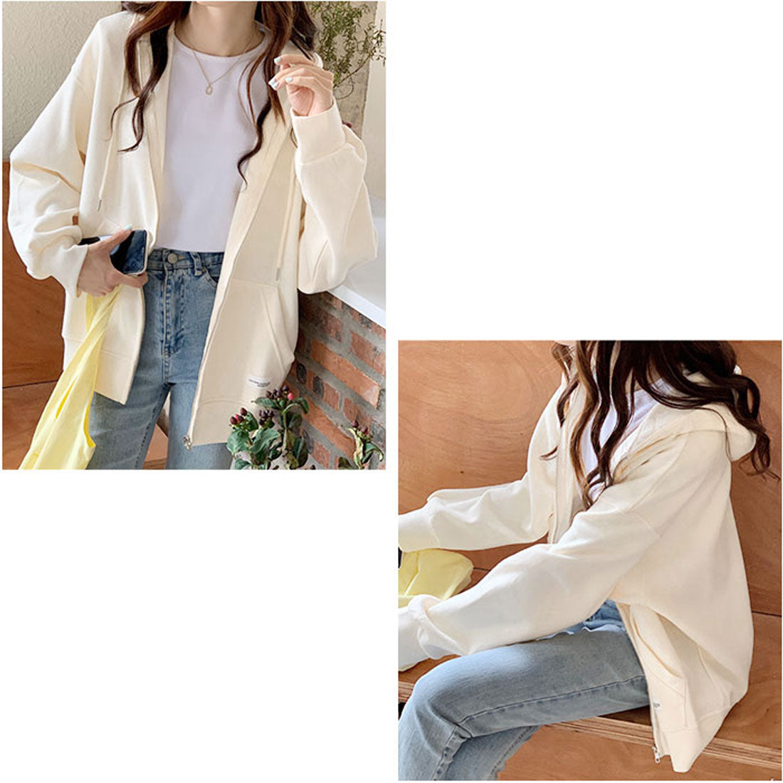 バックヤードファミリー BACKYARD FAMILY ジップアップパーカー フード付き (グリーン) グリーン