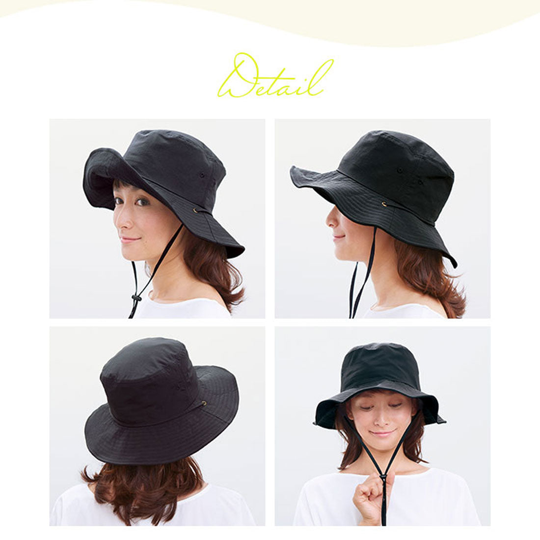 バックヤードファミリー BACKYARD FAMILY とびにくい洗えるサファリハット (アースグレー) アースグレー