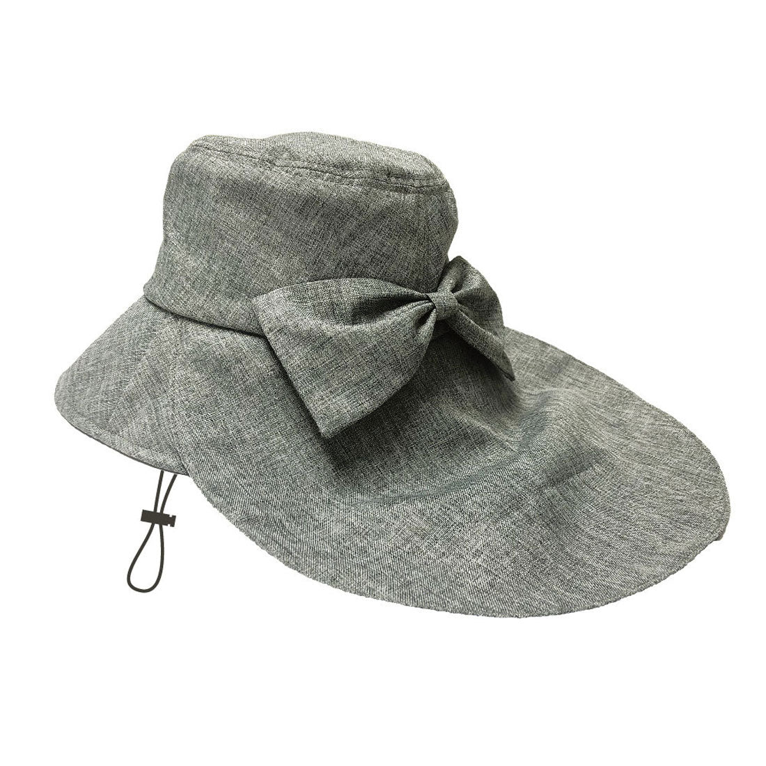 バックヤードファミリー BACKYARD FAMILY ピンクトリック pink trick 完全遮光 ハット,リボングレー