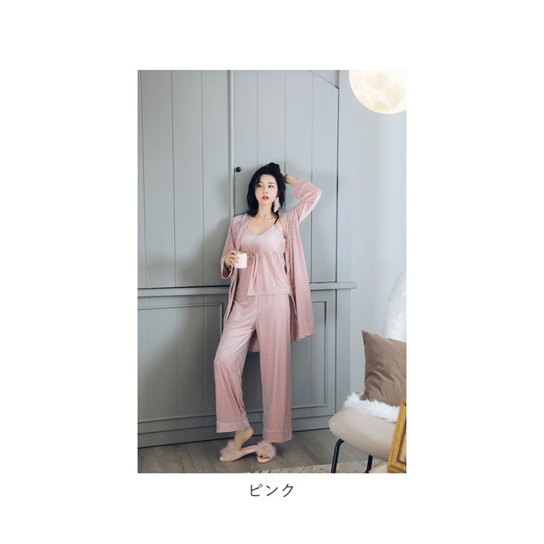 後院家庭後院家庭房間穿長禮服3套SY560