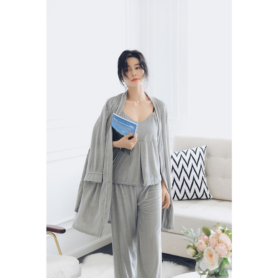 後院家庭後院家庭房間穿長禮服3套SY560