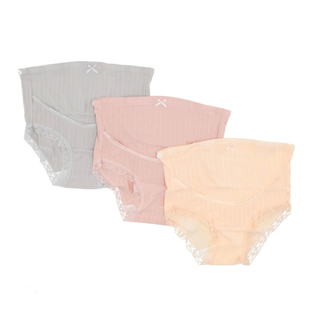 バックヤードファミリー BACKYARD FAMILY マタニティショーツ3枚セット pts3,D(グレー/ピンク/ベージュ)