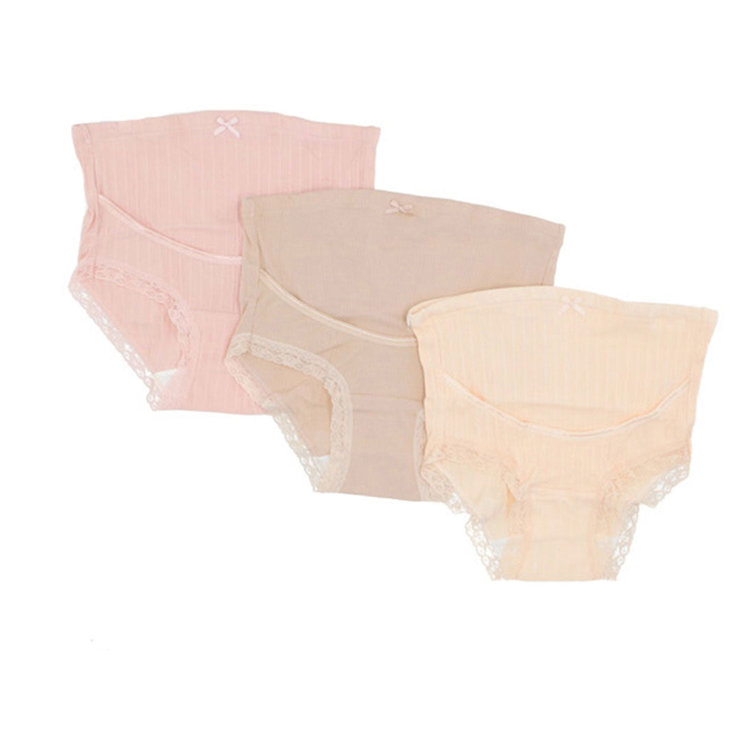 バックヤードファミリー BACKYARD FAMILY マタニティショーツ3枚セット pts3,C(ピンク/ブラウン/ベージュ)