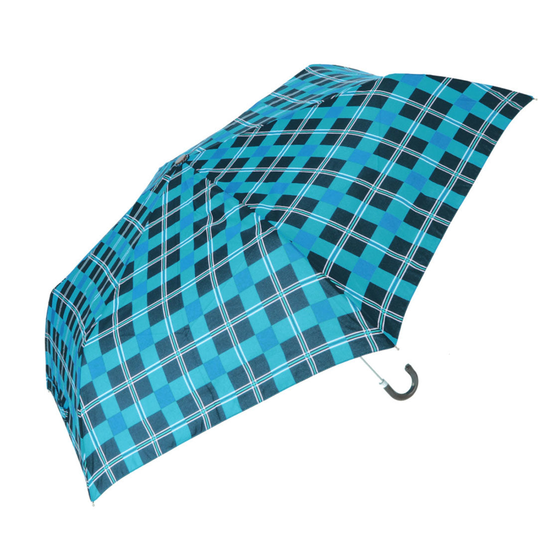 バックヤードファミリー BACKYARD FAMILY amusant sous la pluie 耐風折りたたみ傘 55cm,14310.マドラスチェックネイビー