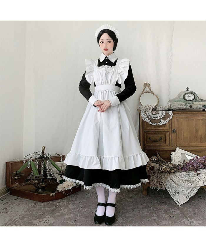 バックヤードファミリー BACKYARD FAMILY メイド服 メイドドレス ロング 英国風 (長袖) 長袖