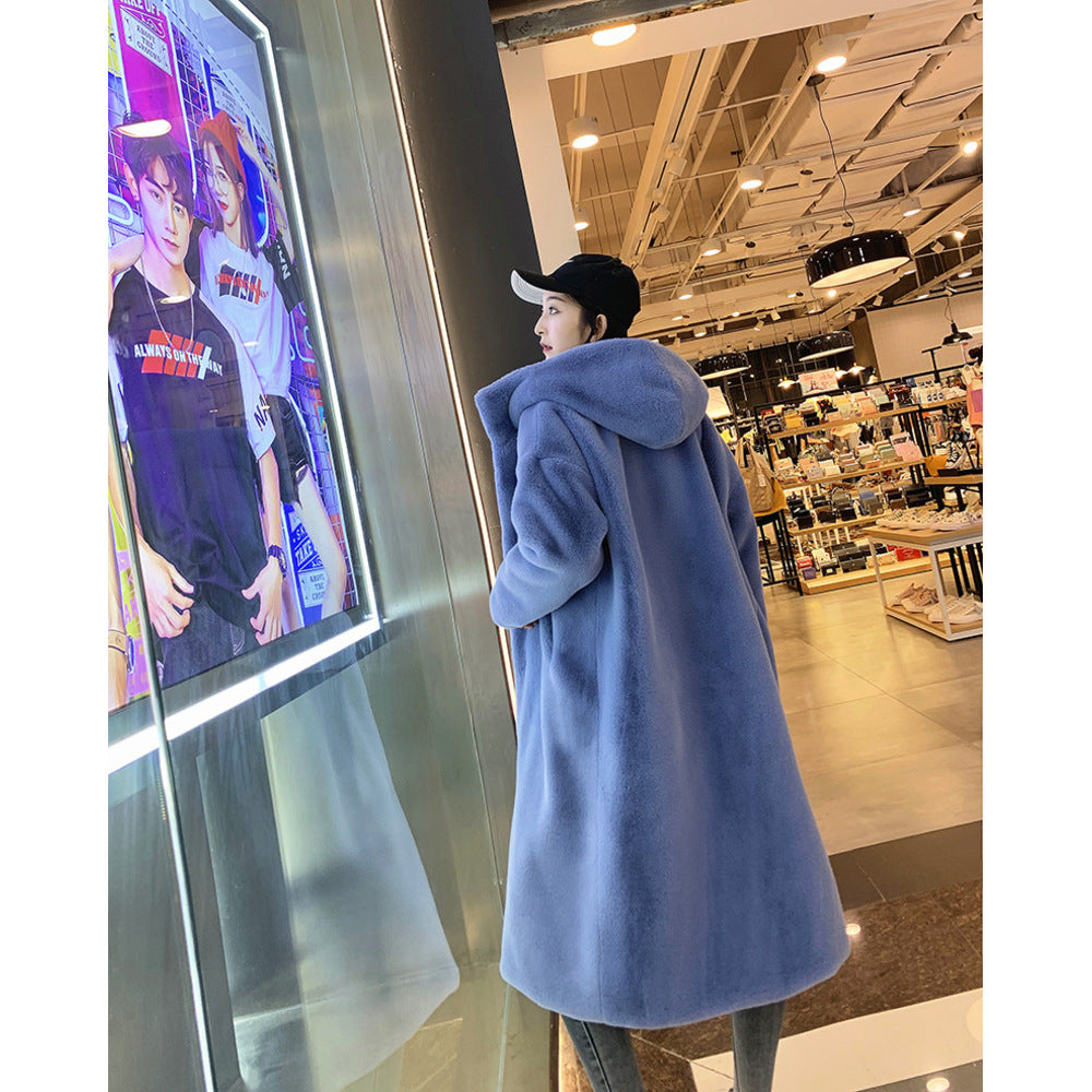 バックヤードファミリー BACKYARD FAMILY ファーコート pmycoat10 (ブルー) ブルー