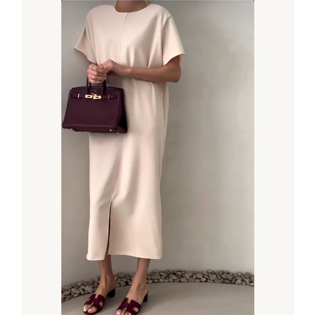 ナウワレノ Nau Waleno パーフェクト2Wayワンピース (ベージュ) ベージュ