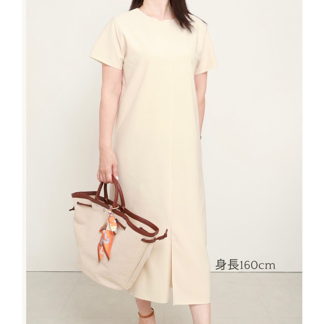 ナウワレノ Nau Waleno パーフェクト2Wayワンピース (ベージュ) ベージュ