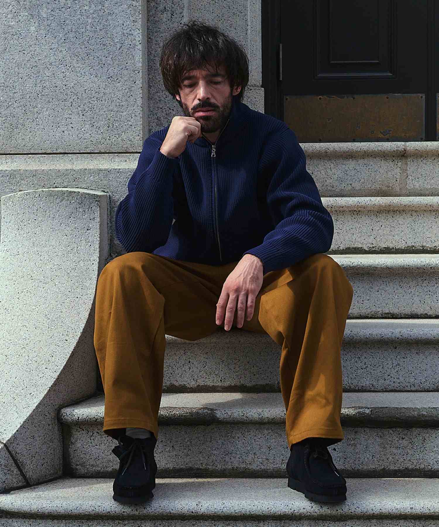 ニュアンス NewAnce Drivers Knit / ドライバーズニット (ネイビー) ネイビー