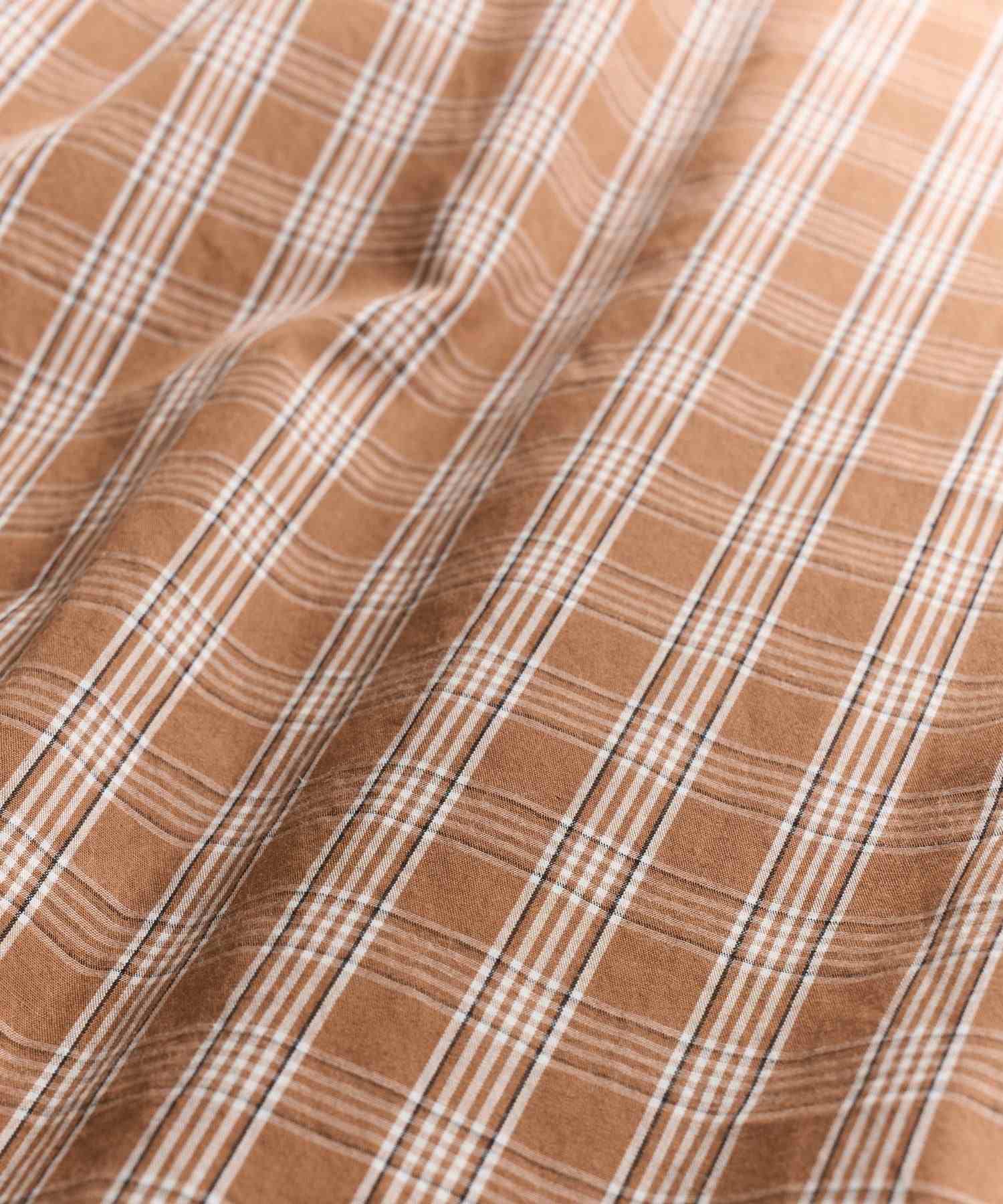 ニュアンス NewAnce New Standard Check Shirts -Over Fit - (ブラウン) ブラウン