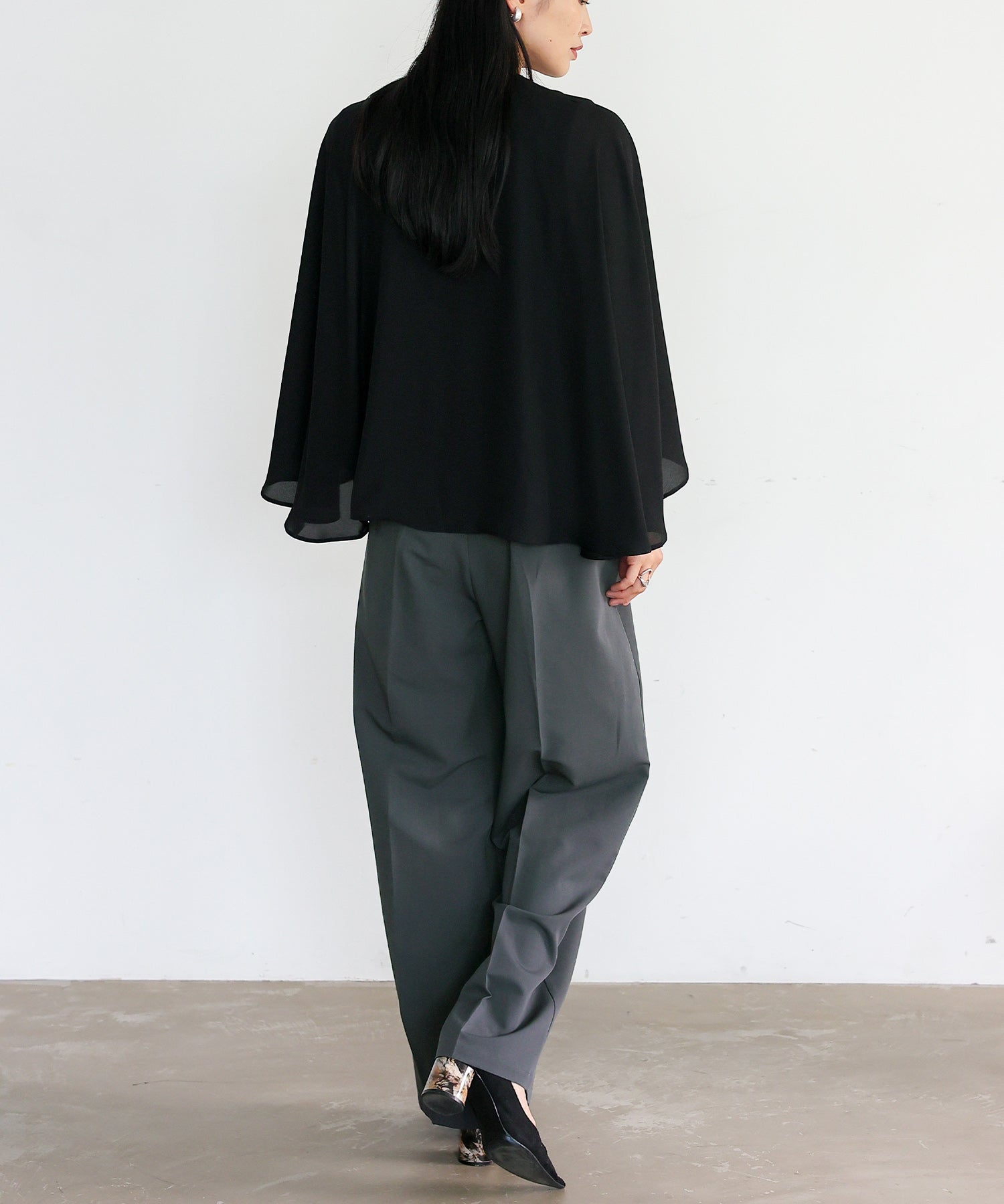 ノールール ノーライン No Rule No Line センタープレスタックストレートパンツ (CHARCOAL) CHARCOAL