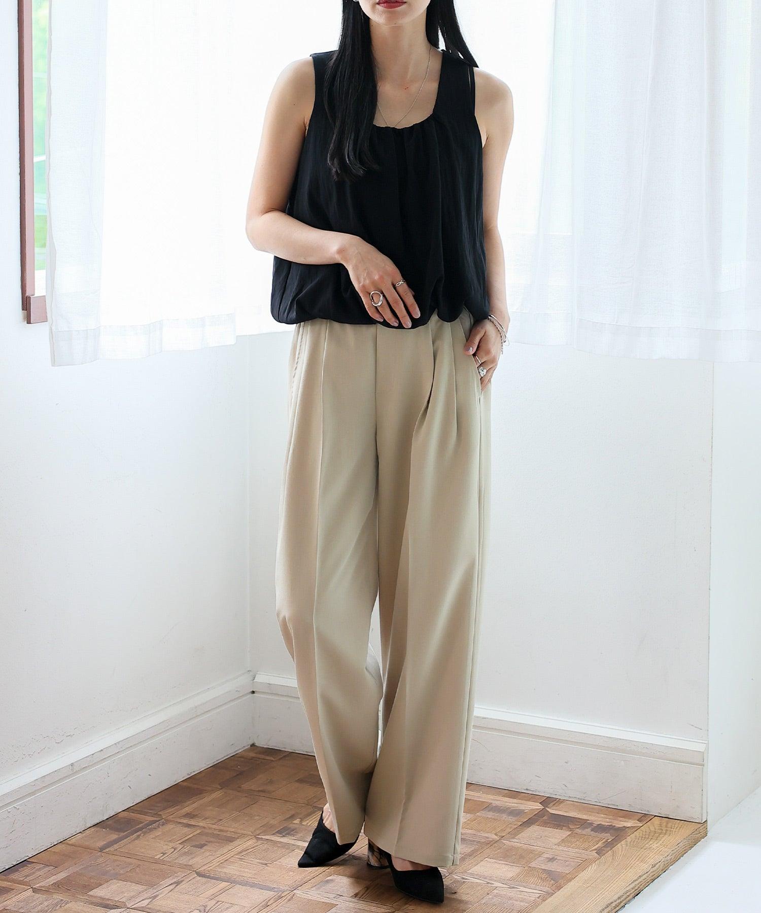 ノールール ノーライン No Rule No Line センタープレスタックストレートパンツ (CHARCOAL) CHARCOAL