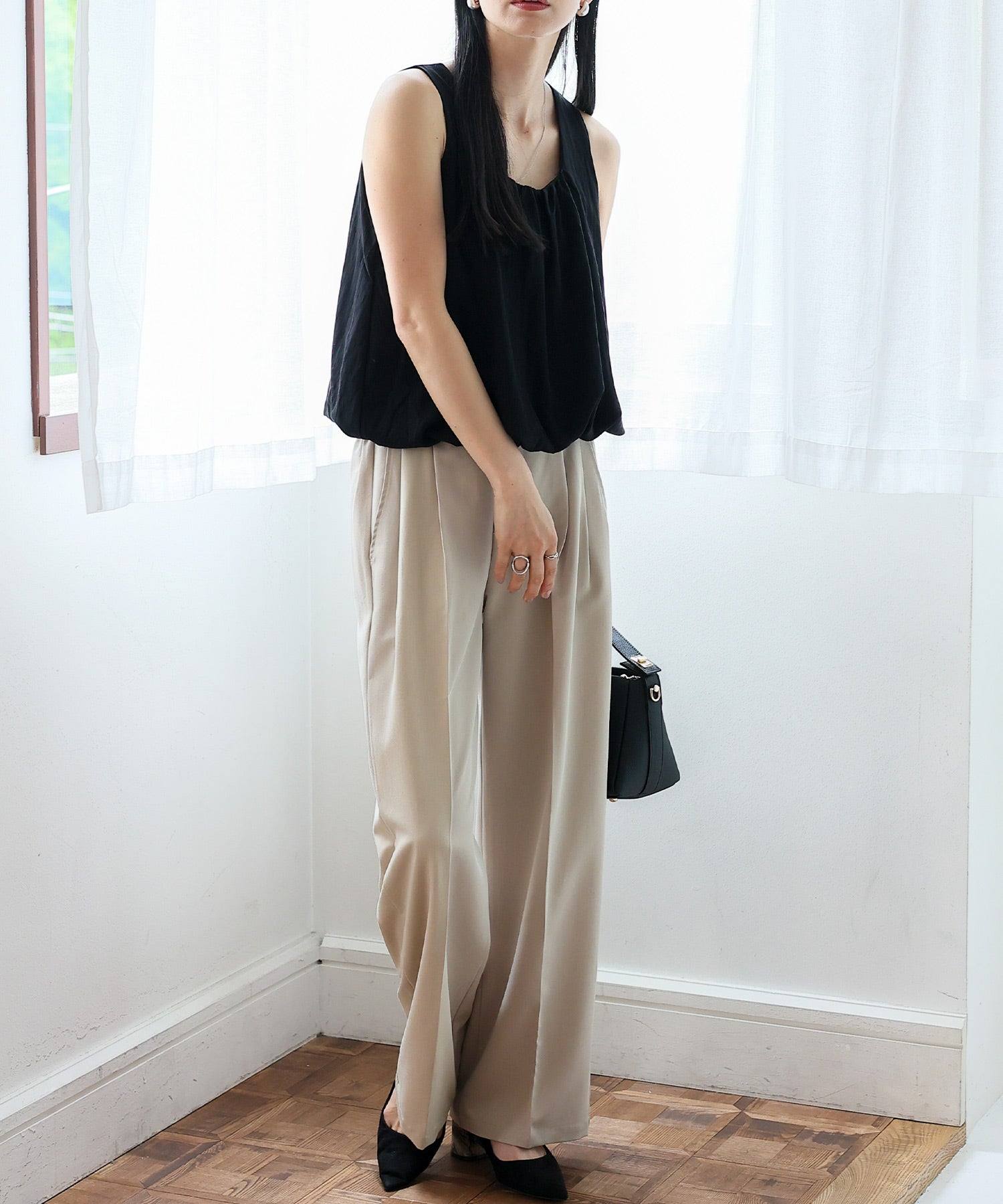 ノールール ノーライン No Rule No Line センタープレスタックストレートパンツ (CHARCOAL) CHARCOAL