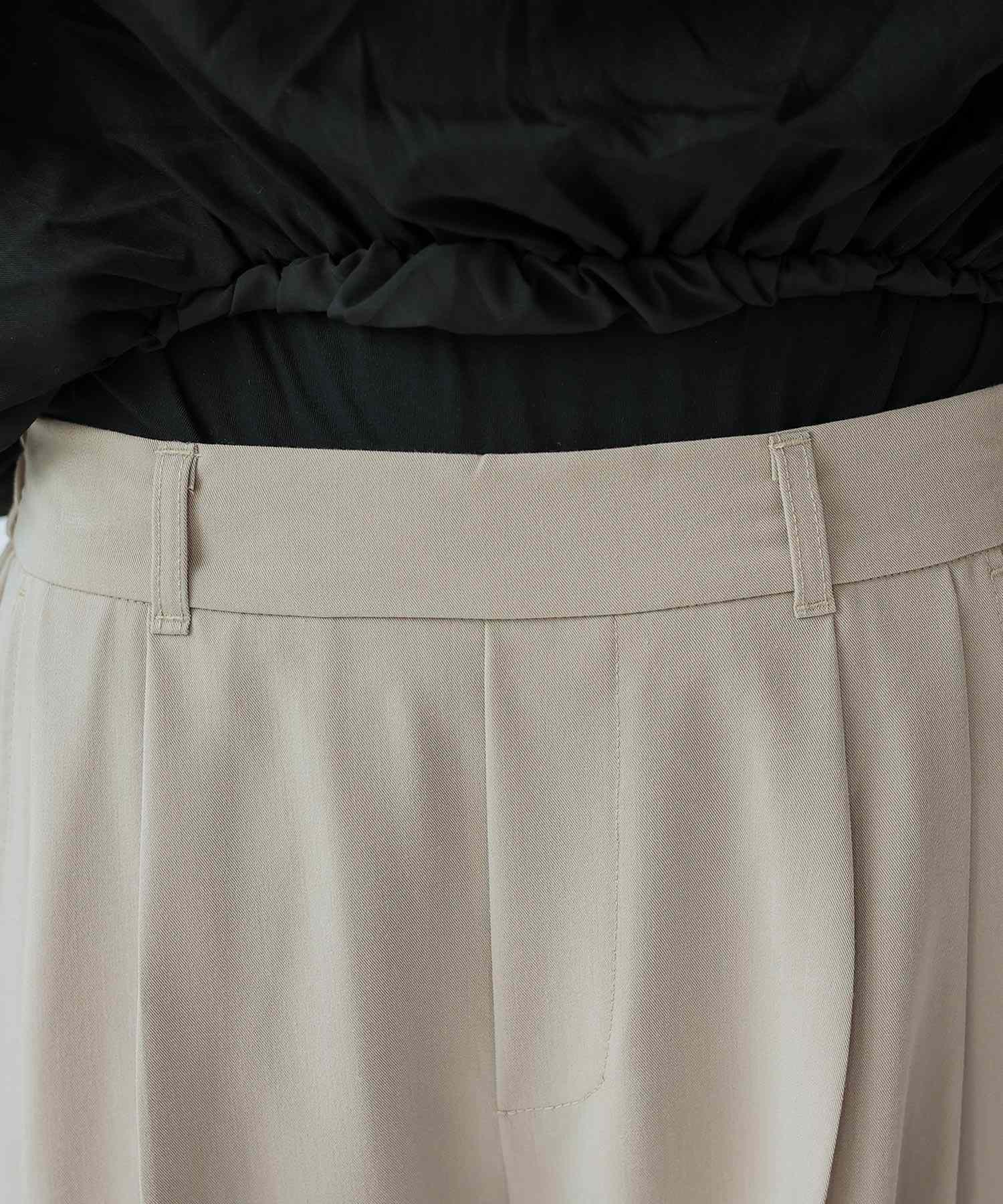 ノールール ノーライン No Rule No Line センタープレスタックストレートパンツ (CHARCOAL) CHARCOAL