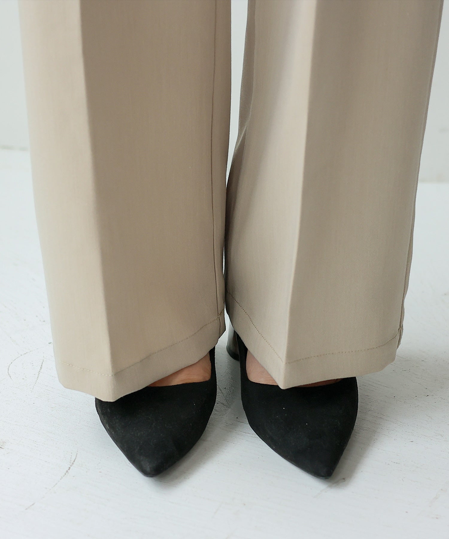 ノールール ノーライン No Rule No Line センタープレスタックストレートパンツ (CHARCOAL) CHARCOAL