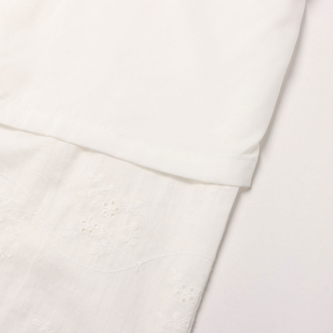 ノールール ノーライン No Rule No Line コットンフラワーエンブロイダリーレースパンツ (WHITE) WHITE