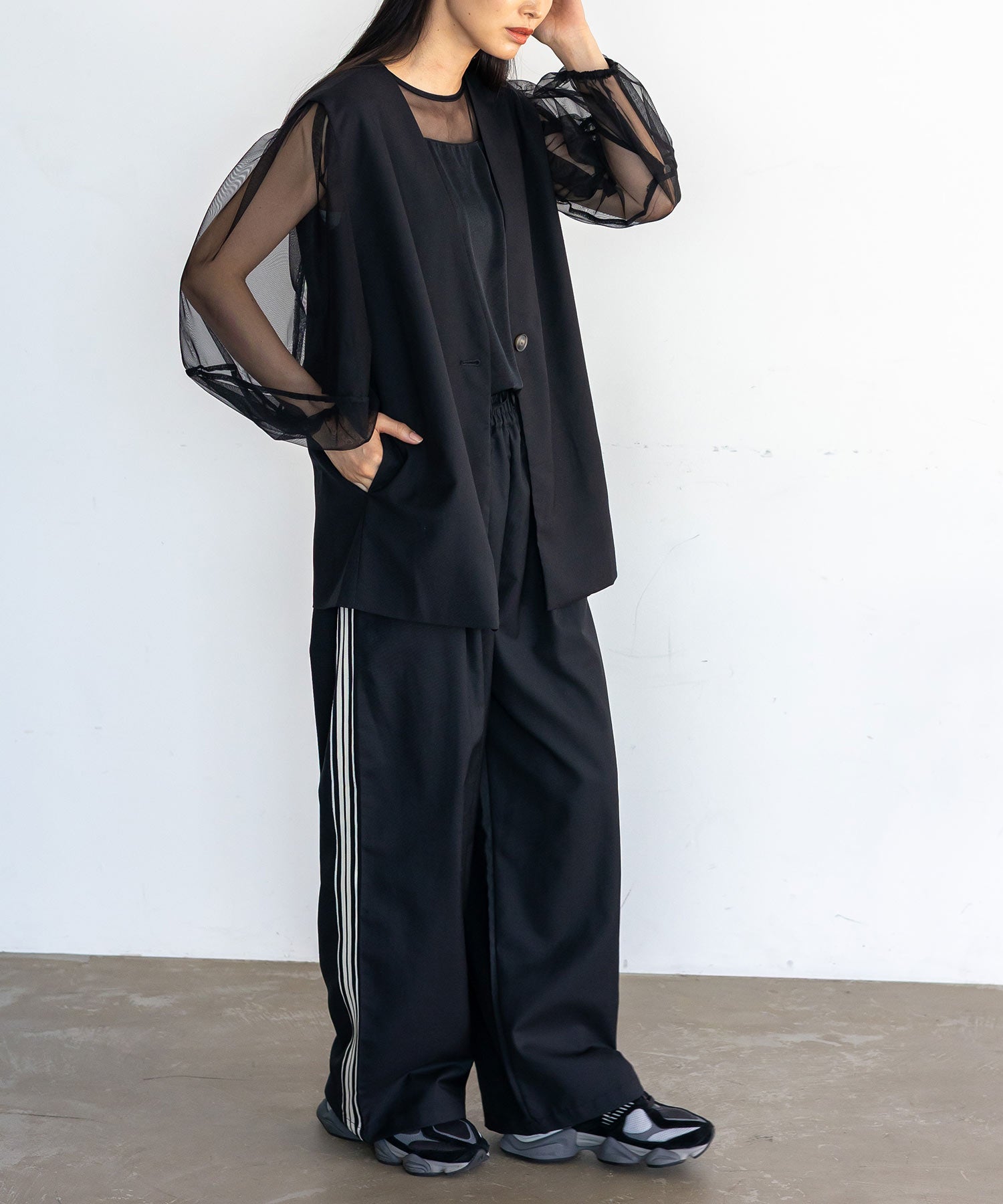 ノールール ノーライン No Rule No Line オーバーサイズベスト (ASHBROWN) ASHBROWN