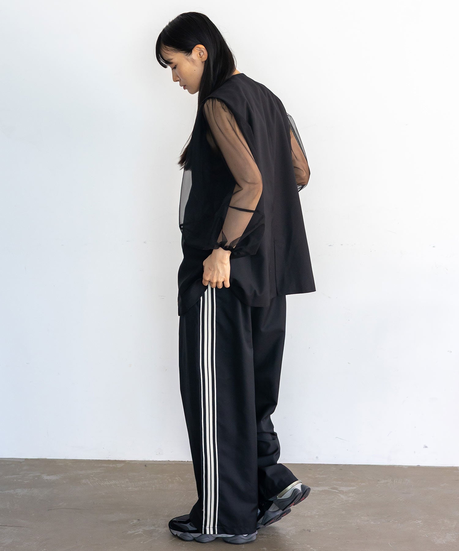 ノールール ノーライン No Rule No Line オーバーサイズベスト (ASHBROWN) ASHBROWN