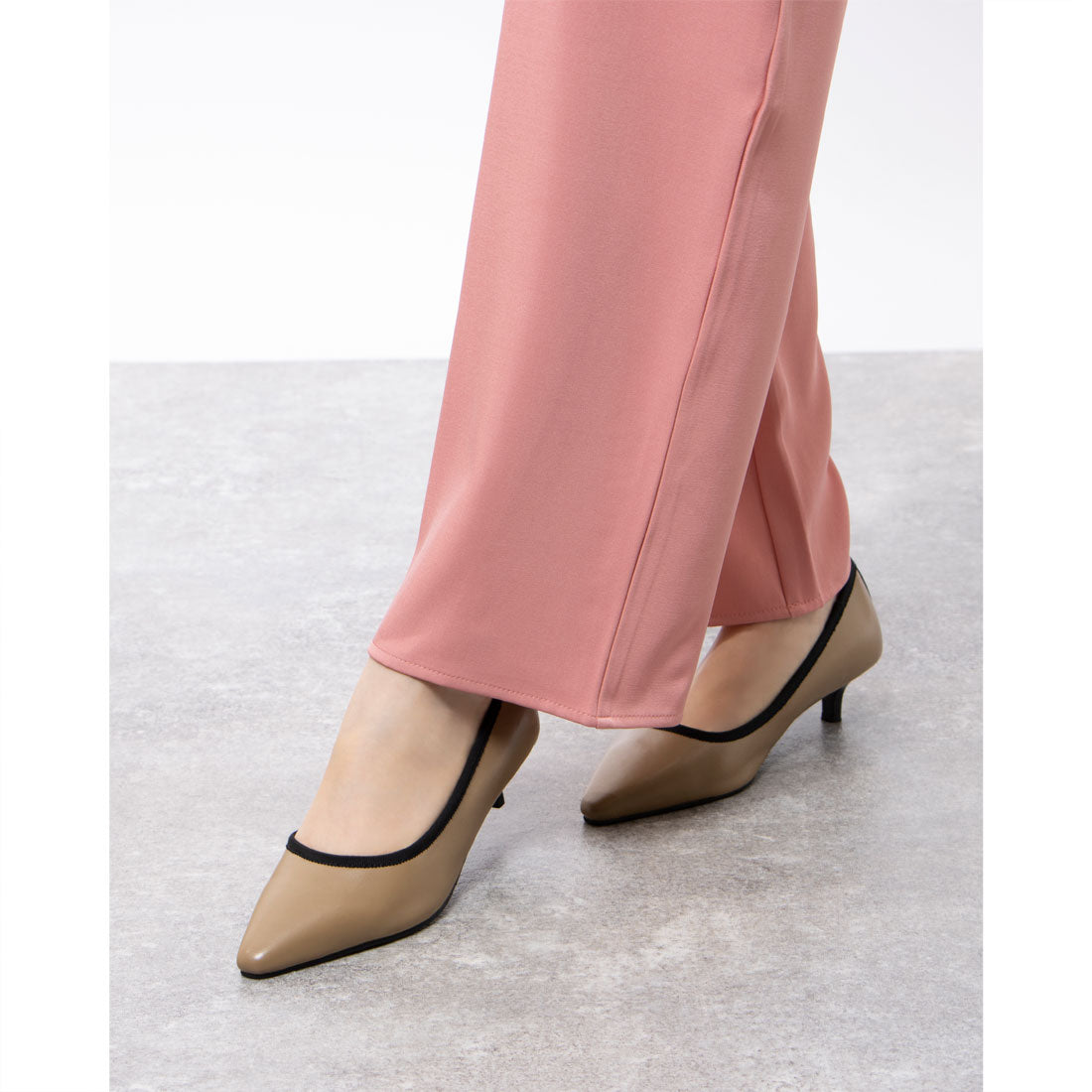 ナチュラルフレックス NATURAL FLEX Dublin Colour Mid-Heel Pumps (BEIGE) BEIGE