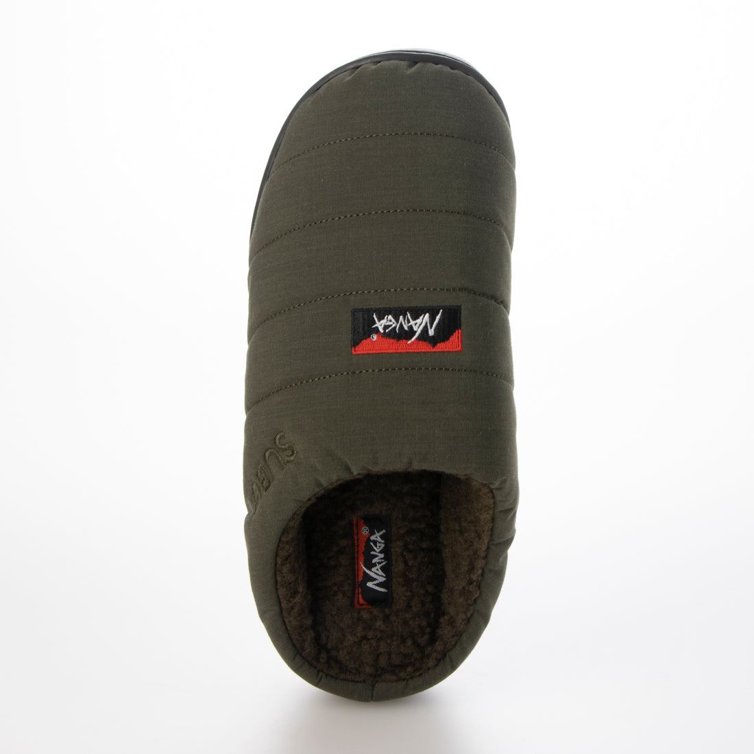NANGA SUBU NANGA SUBU collaboration TAKIBI fleece-lined winter sandals, mules, slip-on shoes for men and women