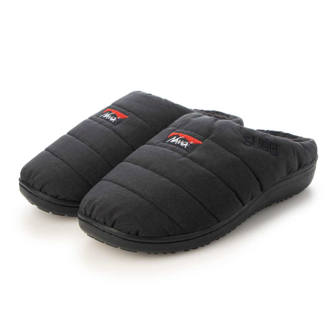 NANGA SUBU NANGA SUBU collaboration TAKIBI fleece-lined winter sandals, mules, slip-on shoes for men and women
