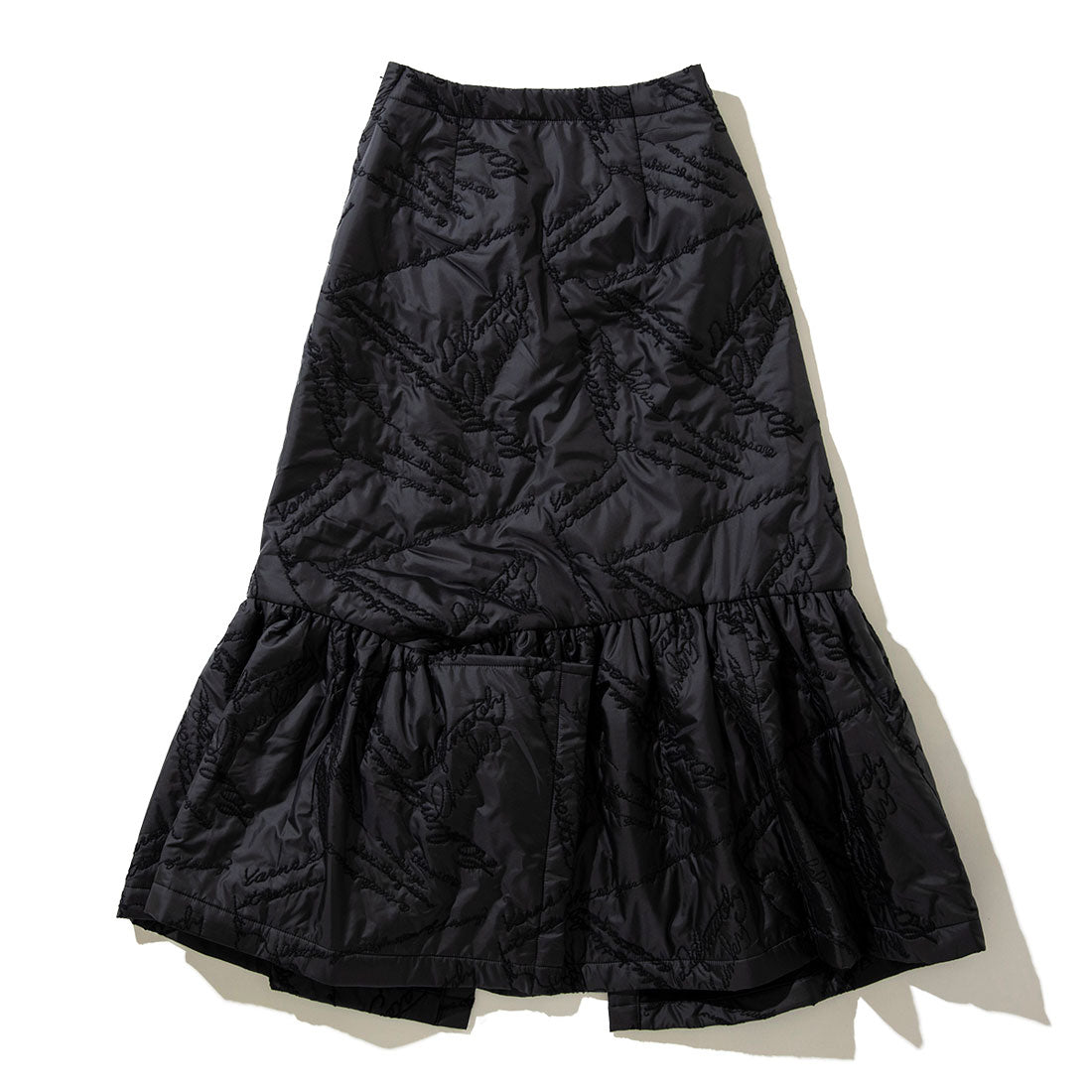 ナオキトミヅカ naokitomizuka キルティング スカート(Quilting skirt) (black) black