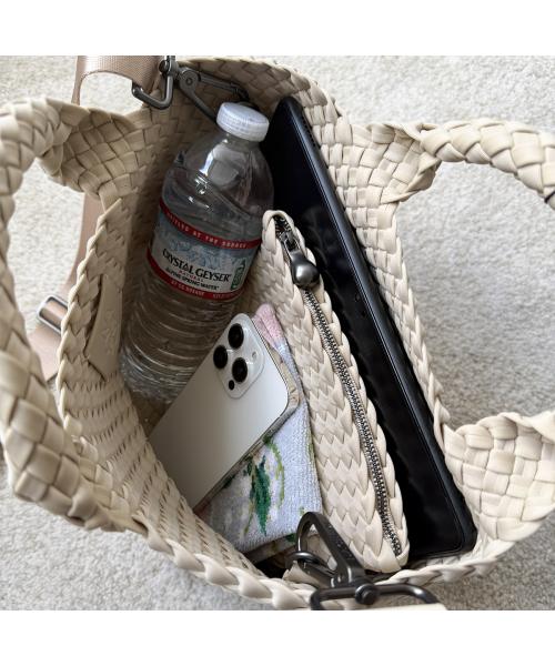 NAGHEDI ハンドバッグ St Barths Small SN03012LD ネオプレン (Ecru/ライトベージュ) Ecru/ライトベージュ