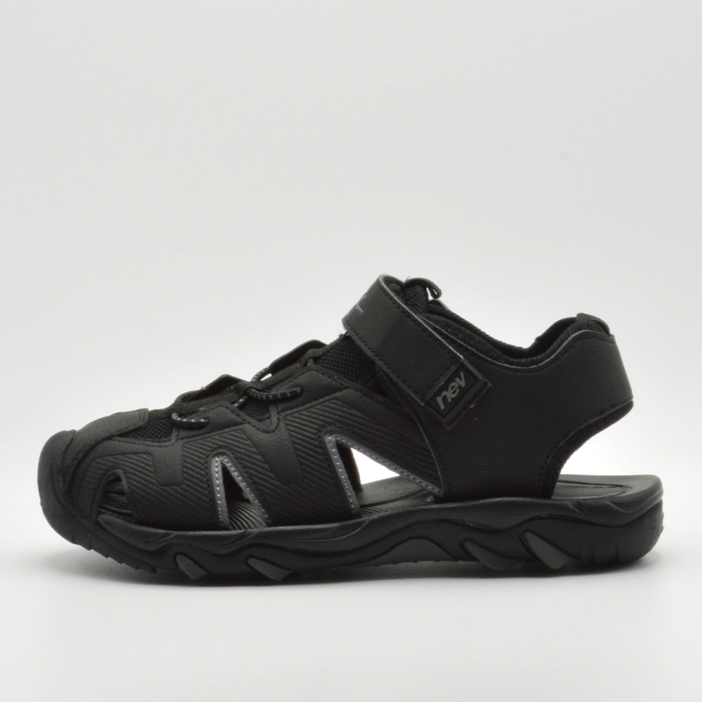 ネブ nev サンダル キッズ nev-361 ネブ スポーツサンダル (ブラック) ブラック
