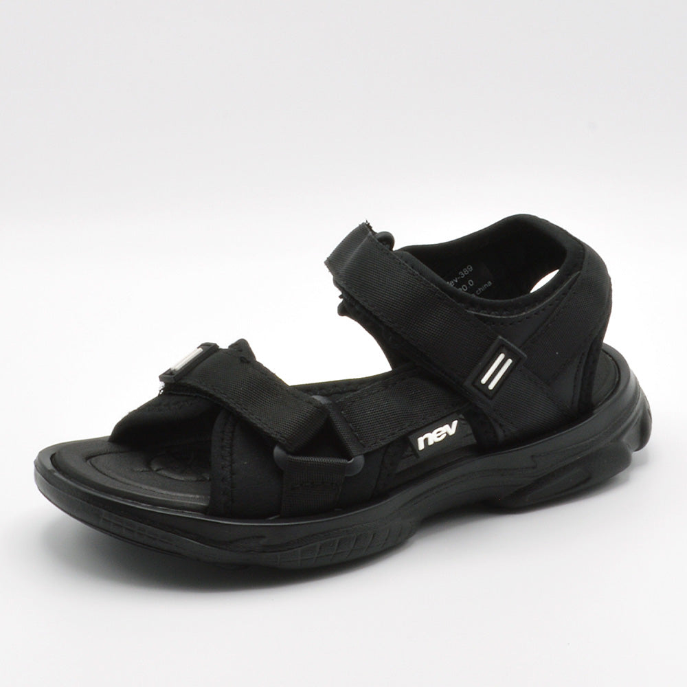ネブ nev サンダル キッズ nev-389 ネブ スポーツサンダル (ブラック) ブラック