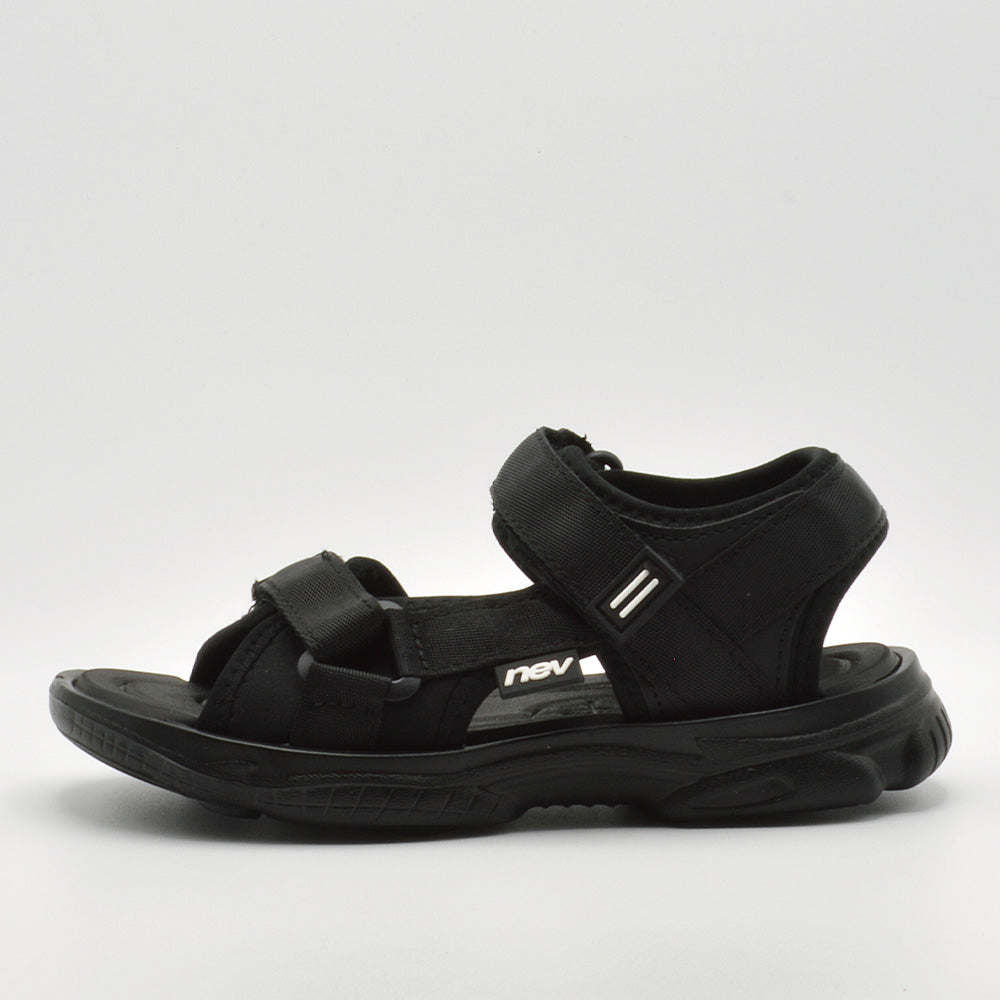 ネブ nev サンダル キッズ nev-389 ネブ スポーツサンダル (ブラック) ブラック