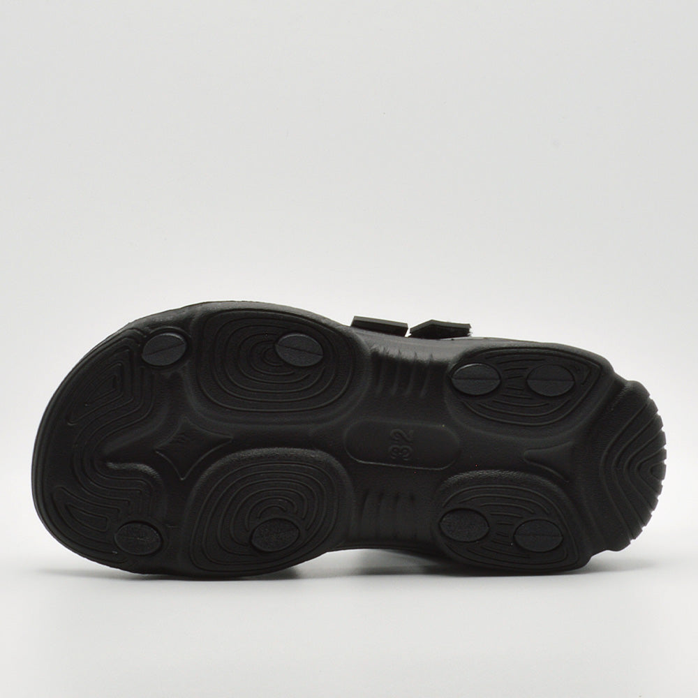 ネブ nev サンダル キッズ nev-389 ネブ スポーツサンダル (ブラック) ブラック