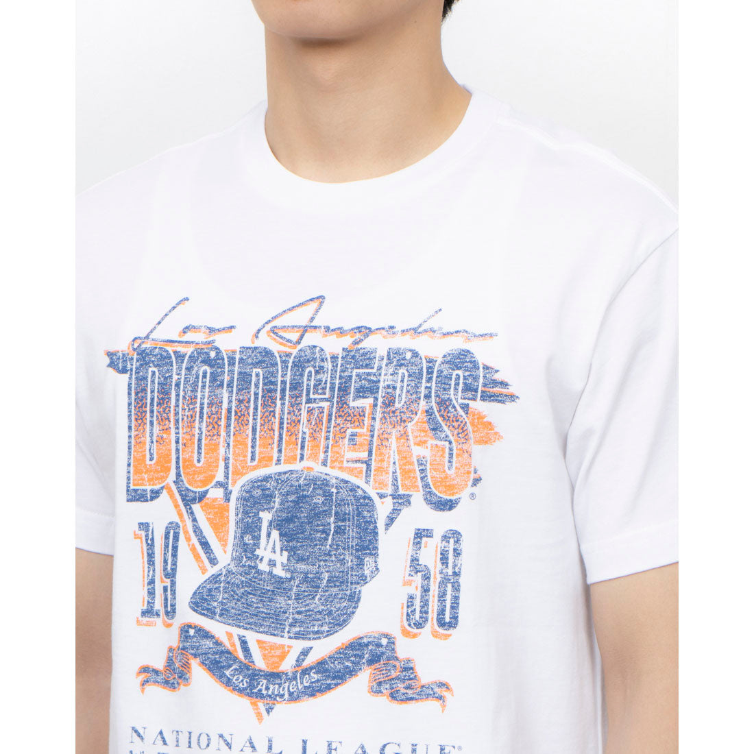 ニューエラ NEW ERA NEW ERA ニューエラ TEE MLB COTTON T恤 洛杉磯道奇隊 印刷