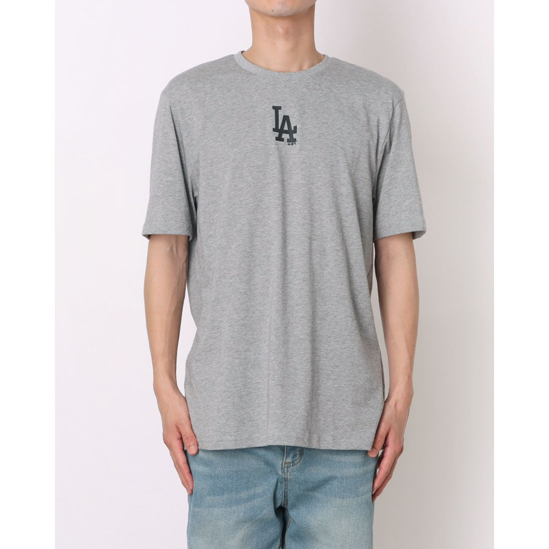ニューエラ NEW ERA NEW ERA ニューエラ メンズ ロゴ Tシャツ MLB CF LOGO REG TEE (LAグレー) LAグレー