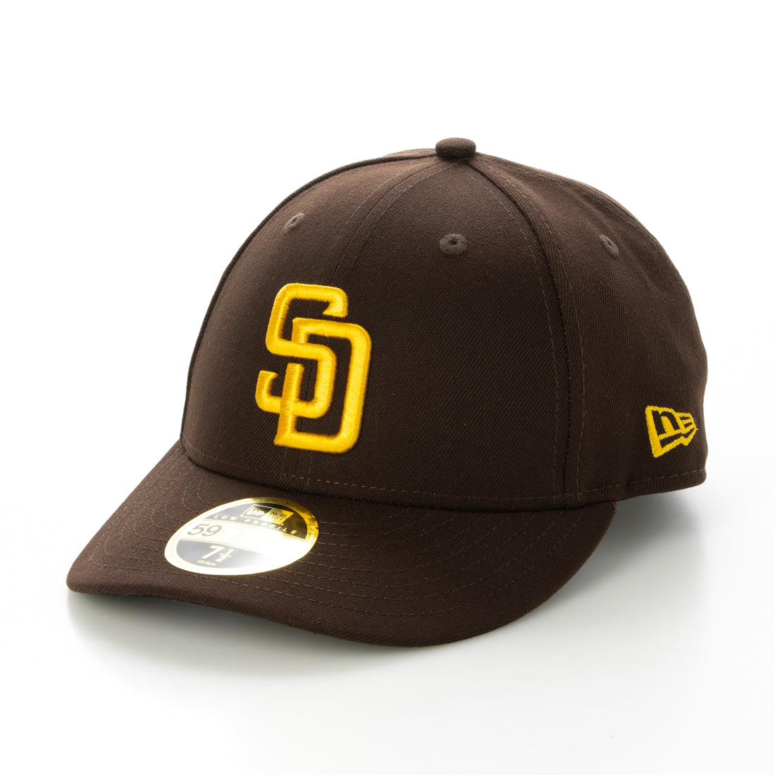 ニューエラ NEW ERA MLB ON-FIELD LOW PROFILE 59FIFTY AUTHENTIC COLLECTION 帽子 (パドレスブラウン×イエロー) パドレスブラウン×イエロー
