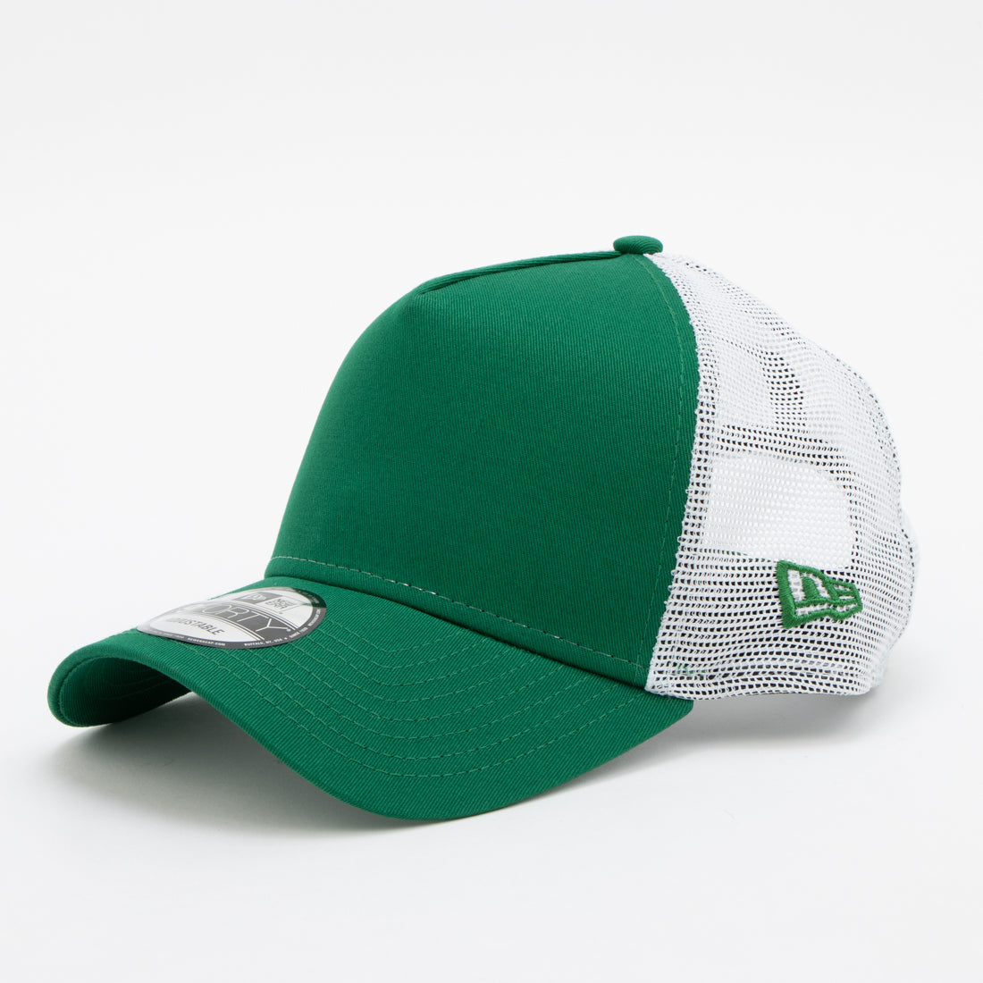 ニューエラ NEW ERA NEWERA キャップ 帽子 9FORTY 無地 メッシュ 940 ワンサイズ トラッカー スナップバック 野球 NEWERA 9FORTY (ケリー×ホワイト/flag) ケリー×ホワイト/flag