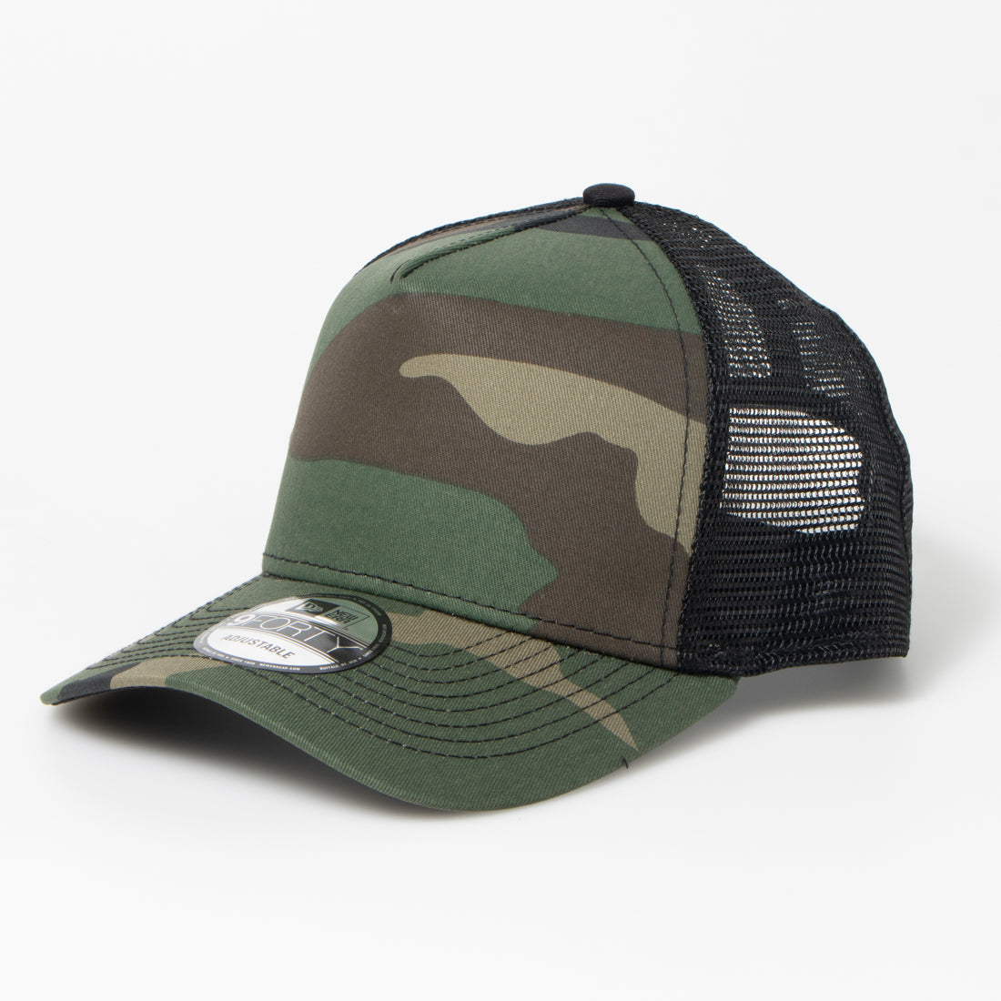 ニューエラ NEW ERA ニューエラ NEW ERA ニューエラ NEWERA キャップ 帽子 9FORTY 無地 メッシュ 940 ワンサイズ トラッカー スナップバック 野球 NEWERA 9FORTY (CAMOxBLACK) CAMOxBLACK